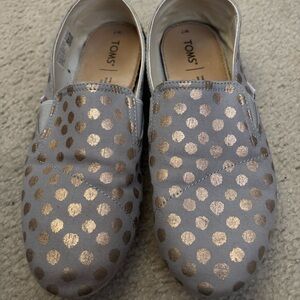 Toms metallic flats